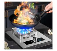 Réchaud Au Propane 1 Brûleur, Table De Cuisson En Acier Inoxydable, Foyer À 9 Cavités Avec Minuterie, For Faire Bouillir Et Frire En Camping, Kit De Conversion GN/GPL(NG)