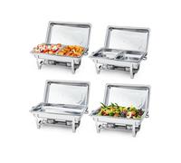 Réchaud buffet inox - LUNSY - Acier inoxydable alimentaire - Contrôle précis de la température - Capacité 7.5 litres