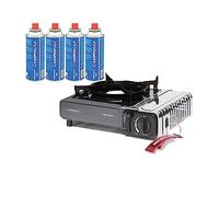 Réchaud camping camping bistro 3 + cartouches CP250 + porte-clés Bricolemar offert (réchaud + 4 cartouches + porte-clés Bricolemar)