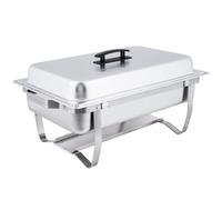 RECHAUD CHAUFFE-PLATS GN1/1 BAIN MARIE AVEC COUVERCLE, 60x37x29CM