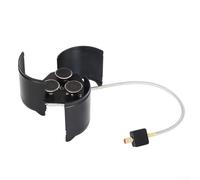 Réchaud de camping, 5 000 W, coupe-vent, brûleur touristique, pliable, pour l'extérieur, randonnée, haute température, essentiel en céramique