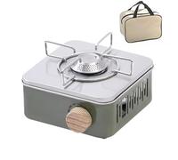 Réchaud de camping au butane - Cuisinière d'extérieur portable avec sac de transport pour le camping, les pique-niques et les urgences, facile à utiliser
