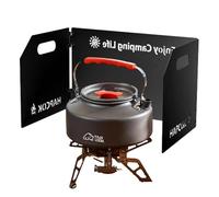 Réchaud de camping avec écran de vent, protégez votre poêle du vent avec pare-brise pliable - Réchaud portable pour pique-nique en plein air, écran de vent, pare-brise pour camping, sac à dos