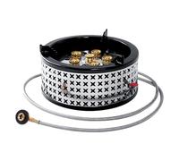 Réchaud de camping - Brûleur à gaz haute puissance 15800 W | Chauffage de randonnée, pour randonnée pédestre, camping, pique-nique, barbecue, sports de plein air, cuisine