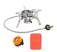 Réchaud De Camping, Brûleur Portable Pour Randonnée Rallonge Avec Allumage Piézo, Brûleur de Cuisine 2800W pour Randonnée Montagne Trekking Camping Plage Pique-nique