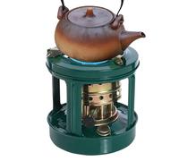 Réchaud de Camping - Chauffage Grill De Camping Compact - Ustensiles de Cuisine avec 8 Brûleurs de Poêle Anti-Vent à Mèche de Coton pour Chauffer l'Eau, Randonnée, Sac à Dos,