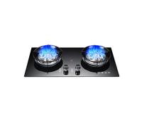 Réchaud de camping double, brûleur wok haute puissance de 5,2 kW, réchaud à gaz portable avec régulateur et tuyau, adapté aux pique-niques d'urgence dans le jardin(NG)