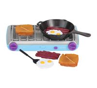Réchaud de camping et cuisine de jeu d'extérieur Sophia's Play pour poupées de 18 pouces avec lumières, effets sonores et accessoires de petit-dé