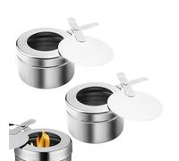 Réchaud de camping extérieur | Kit de cuisson avec brûleur à alcool | Mini poêle coupe-vent pour la randonnée | pour les campeurs, les voyageurs, la préparation aux situations d'urgence et la cuisine