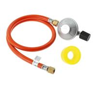 Réchaud de Camping grils bouteille de Propane 1LB et petit bidon de Butane régulateur réglable 50mbar avec tuyau 31.5 "de Long G1/4" filetage gauche