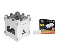 Réchaud de camping pliable Piran Scout + combustible solide Esbit - kit