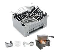 Réchaud de camping pliable ultra léger et portable à combustible solide (Silvery2)