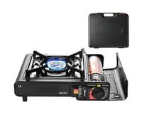 Réchaud de camping portable | Cuisinière portable pour la randonnée et le camping - Réglage de la flamme, brûleur réglable avec allumage Piezo pour cuisine en plein air, barbecue et activités