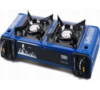 Réchaud de camping Promis KGC200 à deux brûleurs + étui