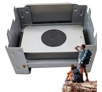 Réchaud de camping, réchaud de camping | Brûleur à alcool léger | Cuisinière à combustibles solides cuisinière brûleur en acier inoxydable pour la pêche de randonnée, les Excursions, les voyages de nu