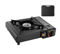 Réchaud De Camping,Table De Cuisine Portable | Brûleur À Allumage Automatique Et Régulation Précise Pour Randonnée Voyage Pique-Nique Pêche Et Activités Extérieures