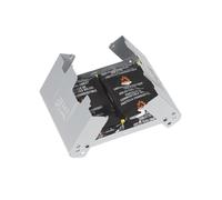 Réchaud de poche - Esbit - Acier galvanisé - 2 positions de cuisson - Pare-vent inclus