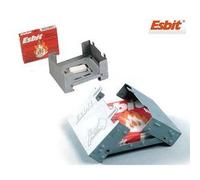 Réchaud de randonnée pliable - Esbit - Usage régulier - Pliable - Métallique - Compact - Randonnée - Camping - Bivouac