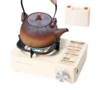 Réchaud de randonnée - Réchaud d'extérieur pour la cuisine avec mallette de transport, 6000 W - Puissant réchaud portable pour alpinisme, randonnée, voyage en camping-car, pique-nique, expédition