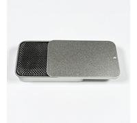 Réchaud d'extérieur compact en acier inoxydable conçu pour brûler du combustible solide et de la cire, convient pour faire bouillir de l'eau et faire du thé et la cuisson à petite échelle (type 1)