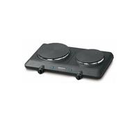 Taurus Volcano Duo Noir, Acier inoxydable Comptoir 120 cm Plaque scellée 2 zone(s)