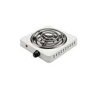 Réchaud Electrique Portable 1000W Plaque Chauffante 21cm Compact Blanc