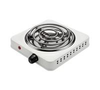 Réchaud électrique portable - AVIZAR - 1000W - Plaque 21 cm - Thermostat 5 niveaux - Blanc
