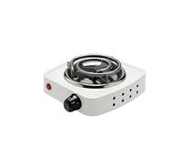 Avizar Réchaud Électrique Portable 500W Plaque Chauffante 14cm Compact Blanc