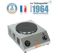 Réchaud Electrique Professionnel 1 plaque Diamètre 220 mm Sofraca Noir G