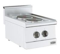 Réchaud Electrique Professionnel - 2 ou 4 Plaques - Combisteel - l600- L400- P600- h300- Acier Inoxydable