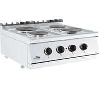 Réchaud Electrique Professionnel 2 ou 4 Plaques Gamme 700 Combisteel