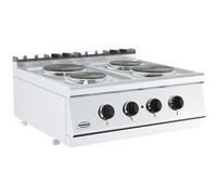 Réchaud Electrique Professionnel 2 ou 4 Plaques Gamme 700 Combisteel Métallisé G