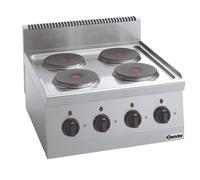 Réchaud Electrique Professionnel - 4 plaques - 8 kW - Bartscher