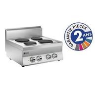 Réchaud Electrique Professionnel 4 plaques électriques Gamme 650 Baron NC