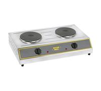 Réchaud Électrique Professionnel Roller Grill - 2 Feux Ø180 mm - 2 × 1,5 kW