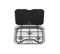 Réchaud encastrable Basic Line 345 - 3 feux - Grille chromée - Tout gaz