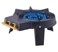 Réchaud fonte Primo 3 brûleurs, 3 pieds, 3 robinets - 8200W - LE PRATIQUE - R008298