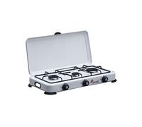 Réchaud gaz 3 feux 4100 W Brûleurs fonte