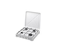 Réchaud gaz 4 feux 5850w edm blanc laqué dimensions : 50 x 50 x 10 cm