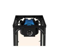 INTEC - Réchaud Gaz 4 pieds 4.5KW Modulable 3 Hauteurs - Cuisine Extérieure Dimensions 40 x 40 x H78cm Allumage Piezo