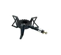 Rechaud gaz fonte 3 Pieds 7KW Butane/Propane 1 Bruleur KEMPER Noir