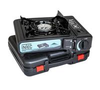 Réchaud gaz portable 2200W Camping Randonnée Chantier Cartouche gaz Camping Allumage Piezo Mallette