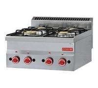 Réchaud Gaz Professionnel 4 feux Gastro M Noir