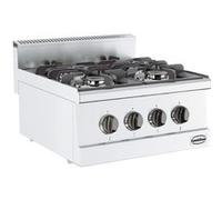 Réchaud Gaz Professionnel à Poser - 2 ou 4 Brûleurs - Combisteel - 600x600 G