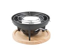 Réchaud mixte en fonte sur socle pour fondue Invicta