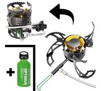 Réchaud multi-combustibles & bidon fuel