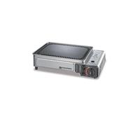 Kemper Plancha gaz portable 676426 — 2300 W, plaque anti-adhésive, valise de transport