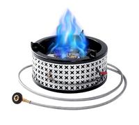 Réchaud portable | Brûleur à gaz portable de 15800 W pour activités de camping, réchaud de camping résistant au vent, pour randonnée, randonnée, camping, pique-nique, barbecue, sports de plein air