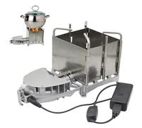 | Réchaud portable pliable, four à bois | Pour camping, voyage, jardin, pique-nique, barbecue, extérieur