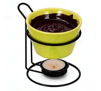 Réchaud pour faire fondre des bonbons - Mini bol de 11 cm, récipient pour faire bouillir du beurre à feu lent, récipient pour sauce personnelle | Réunion de famille, célébration de Noël, table basse